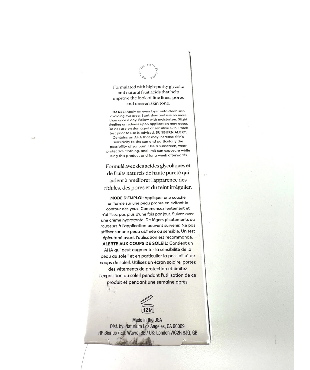Naturium Glycolic Acid Resurfacing Gel 10% 88.7ml — Ingredients