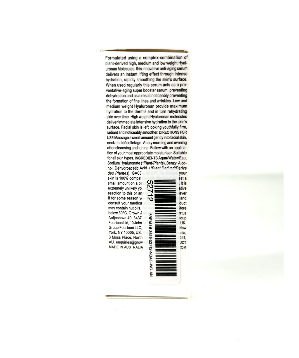 Grown Alchemist Instant Smoothing Serum 25ml — Ingredients