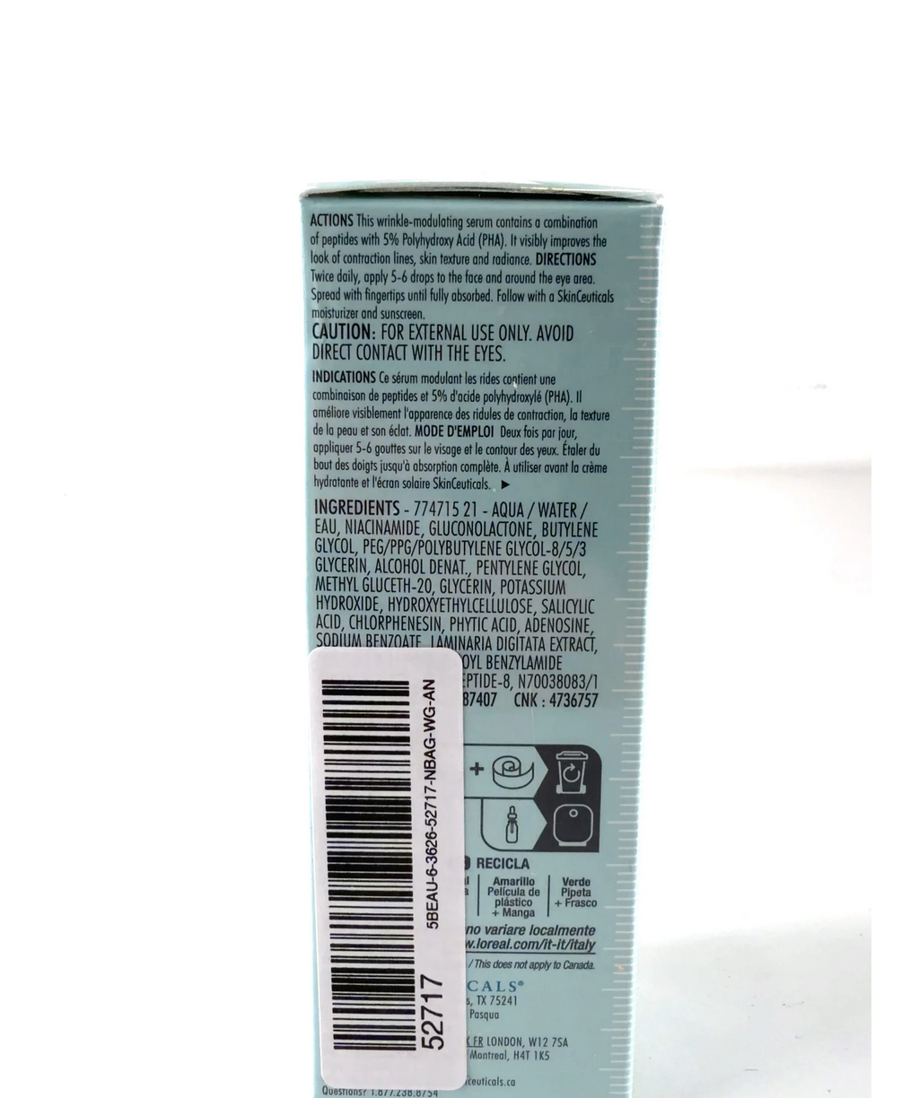 skinceuticals Skinceuticals P-tiox Anti-wrinkle Peptide Serum 30ml 30ml — Ingredients
