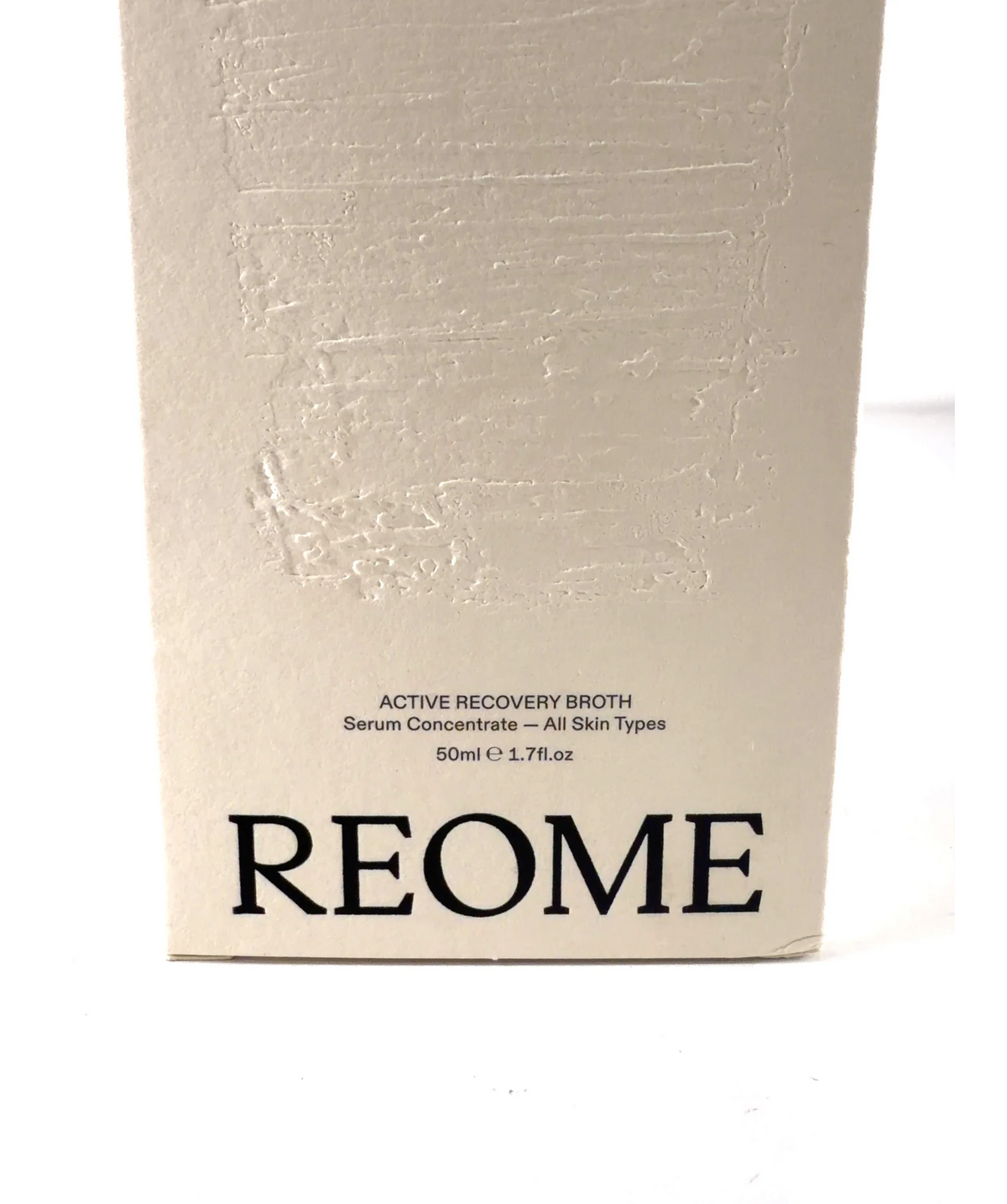 REOME Active Recovery Broth Serum Concentrate, size 50ml — care label