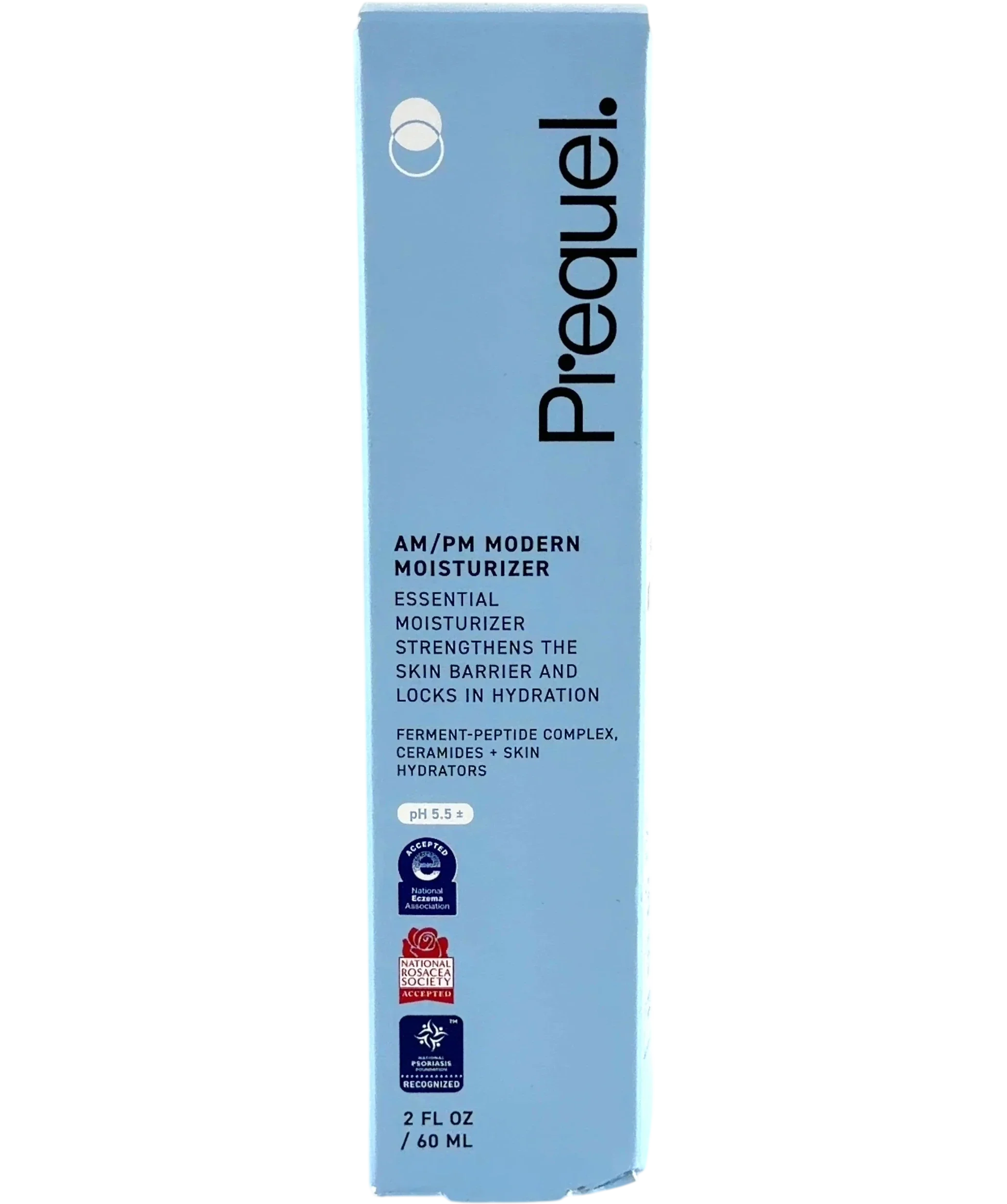 Prequel AM/PM Modern Moisturiser, size 60ml — front