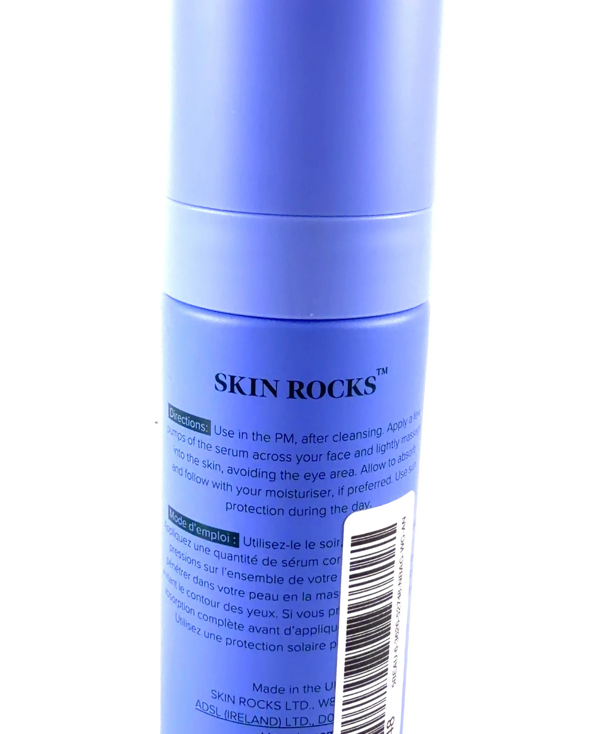 skin rocks Shade, size 30ml — label