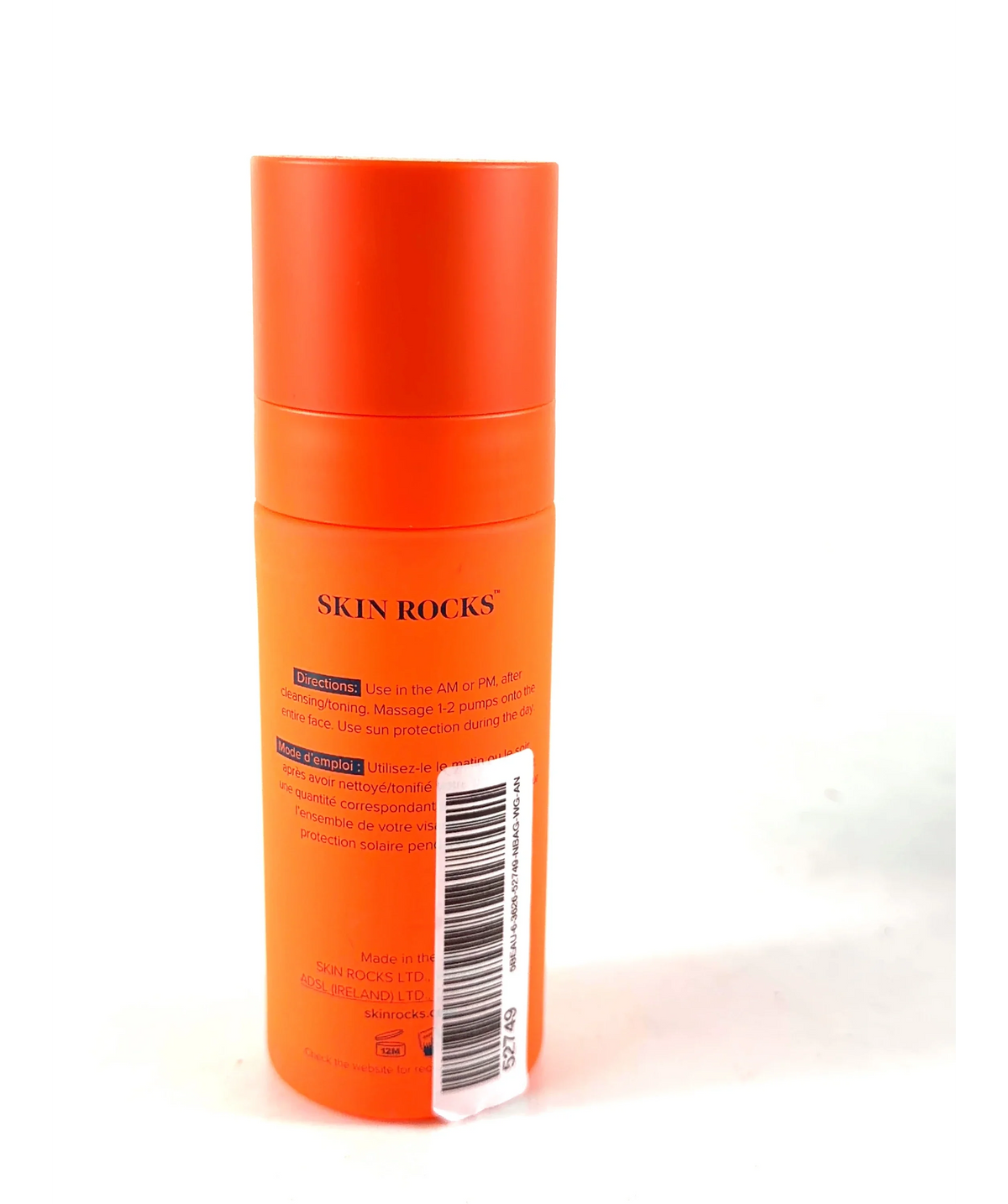 skin rocks Shade, size 30ml — label