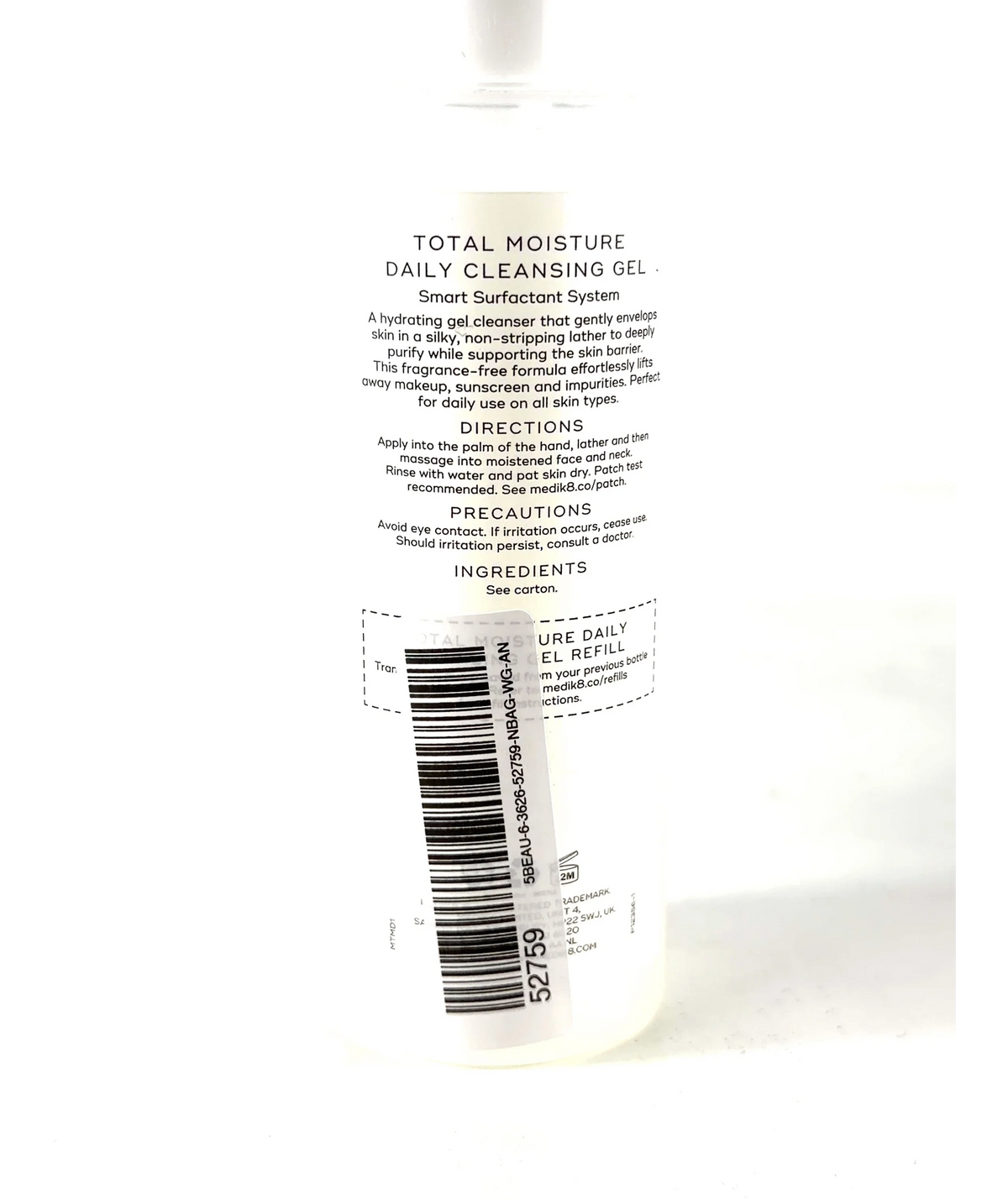 medik8 Medik8 Total Moisture Daily Cleansing Gel 145ml 145ml — Ingredients