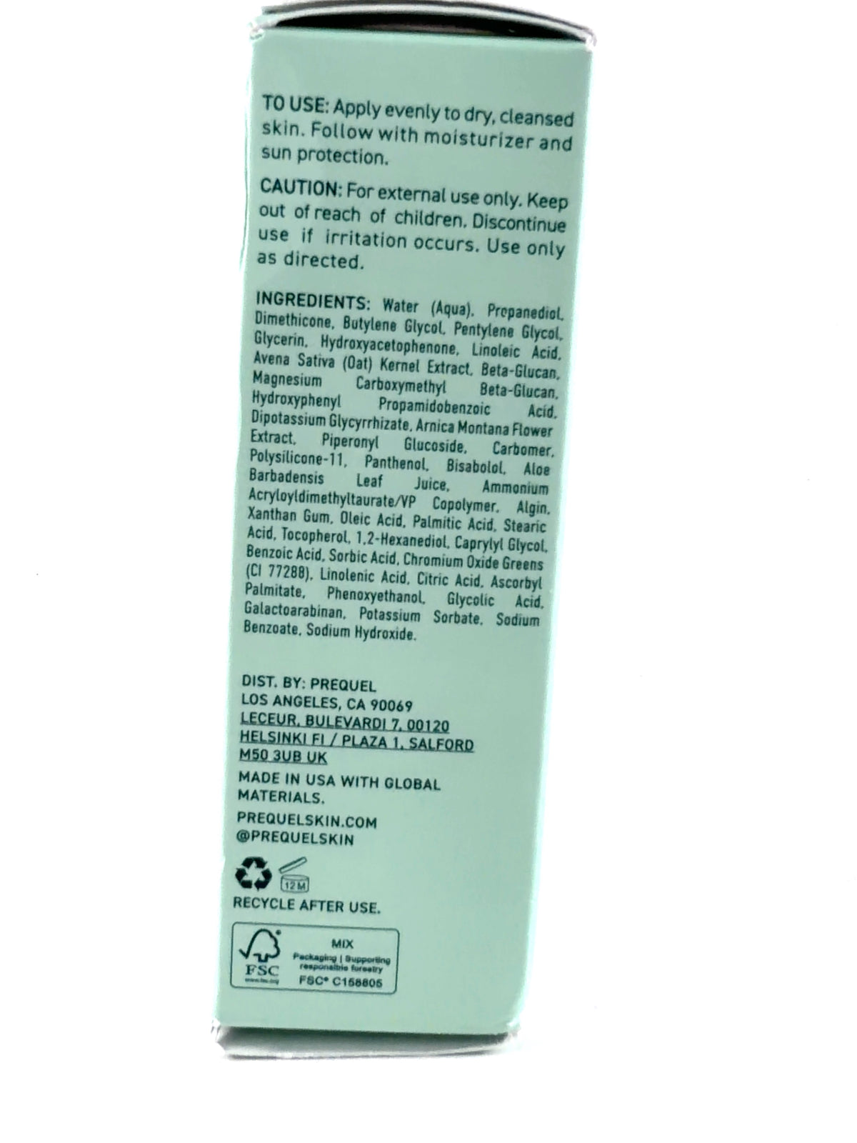 Prequel Prequel Redness Reform Soothing Serum 30ml, size 30ml — fabric detail