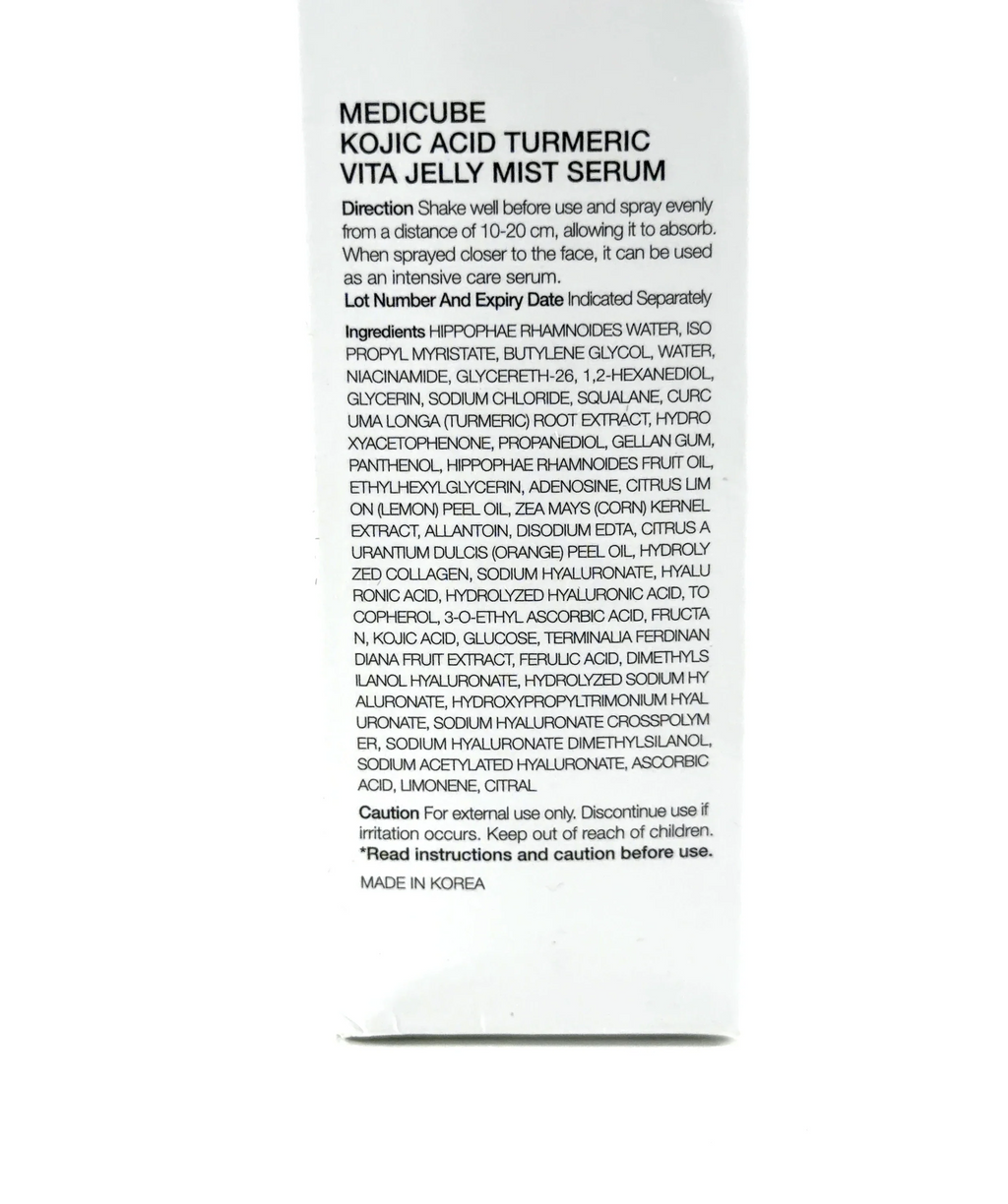 Medicube Kojic Acid Turmeric Vita Jelly Mist Serum, size 100ml — fabric detail