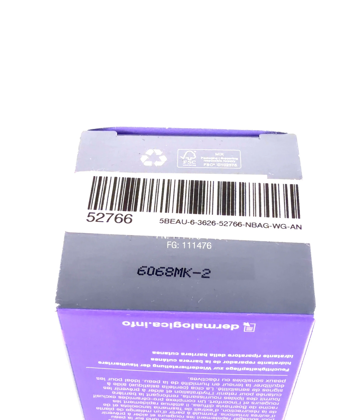 Dermalogica UltraCalming Stabilizing Repair Cream 50ml — Batch number or expiry date