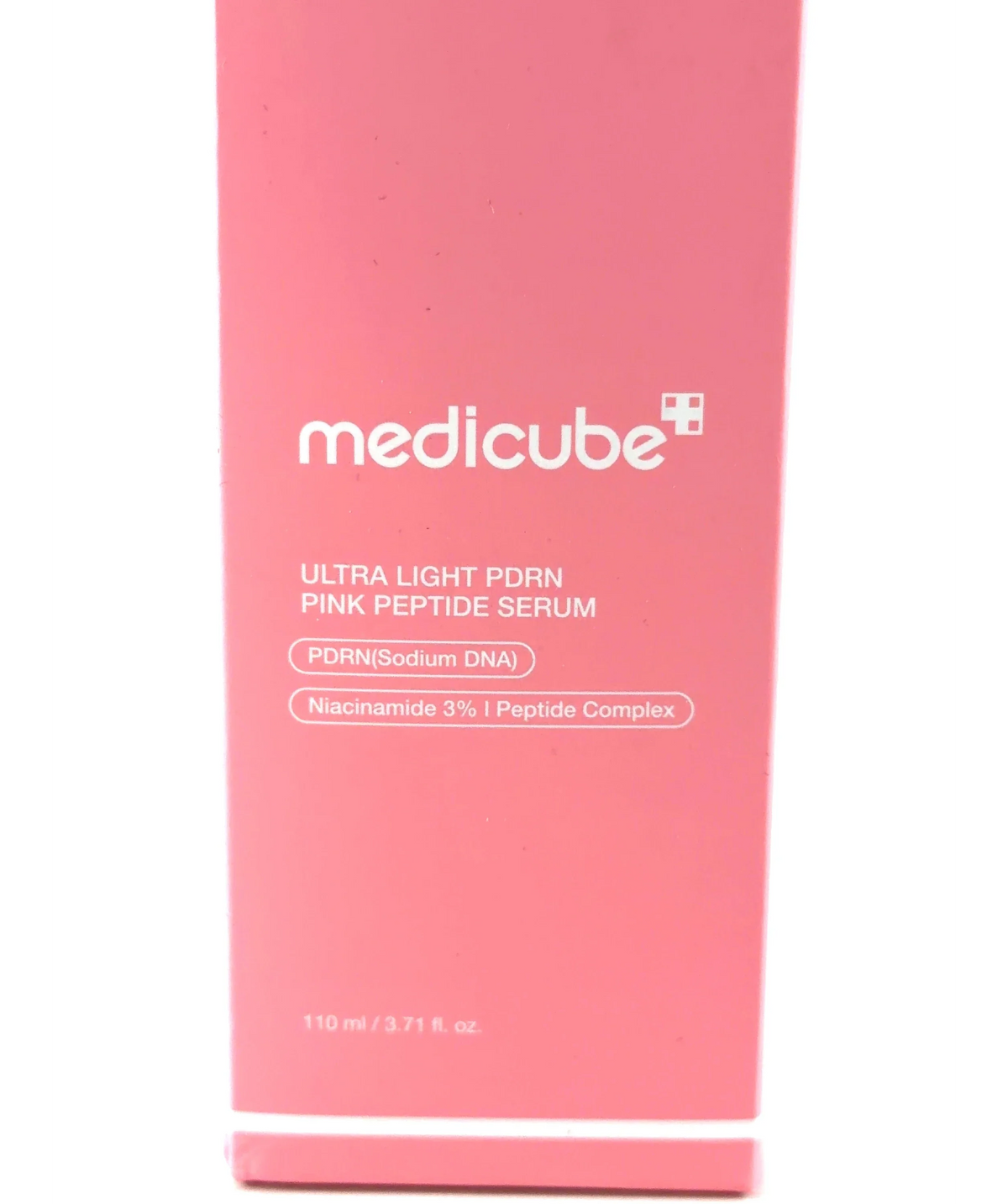 Medicube Ultra Light PDRN Pink Peptide Serum, size 110ml — label