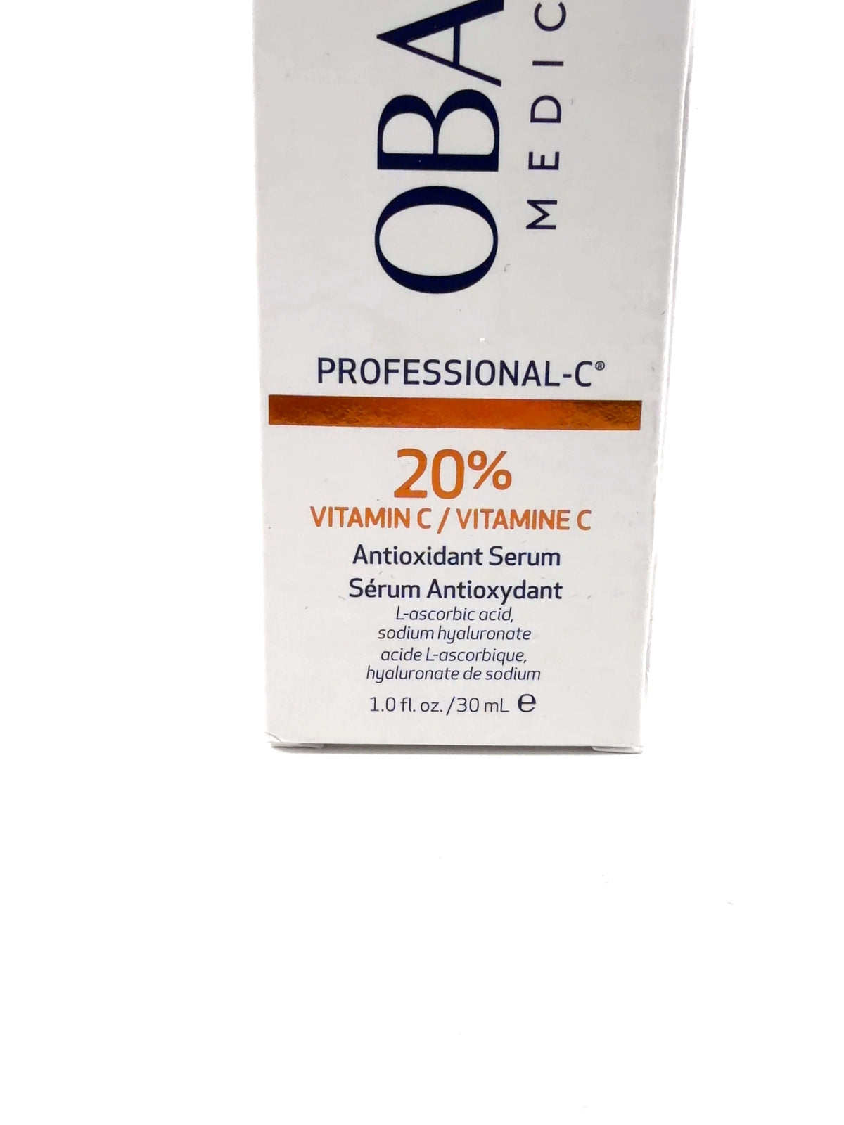 obagi Professional-C Serum 20%, size 30ml — care label