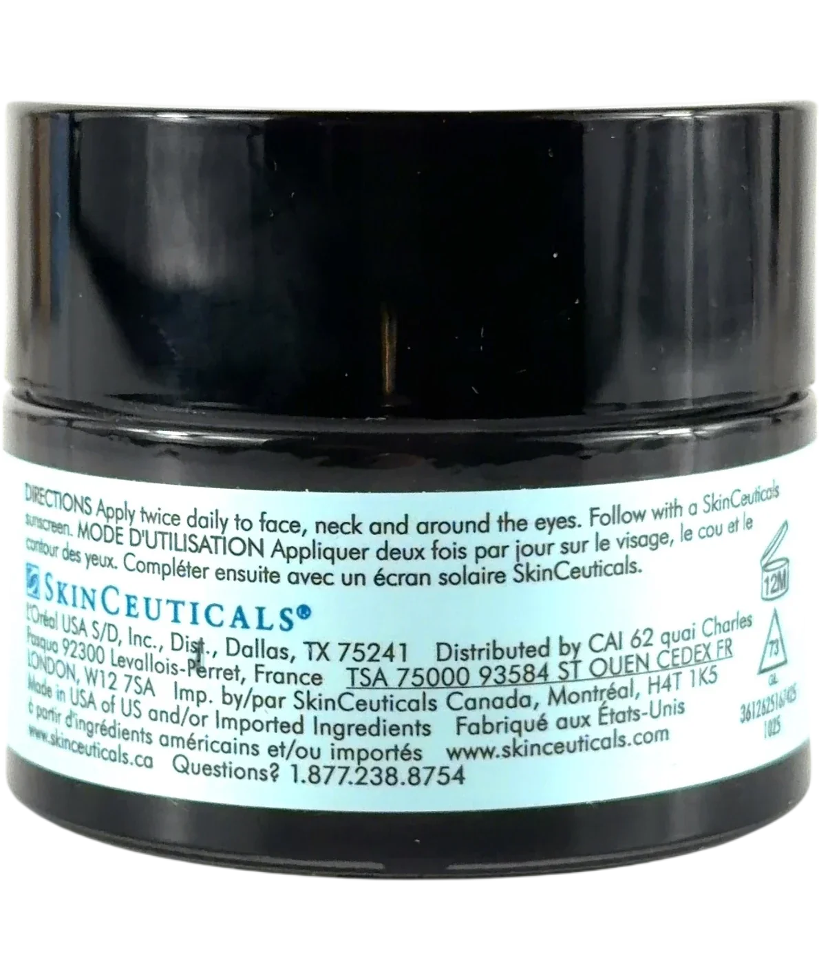 skinceuticals P-TIOX Wrinkle and Pore-Modulating Peptide Cream, size 48ml — back