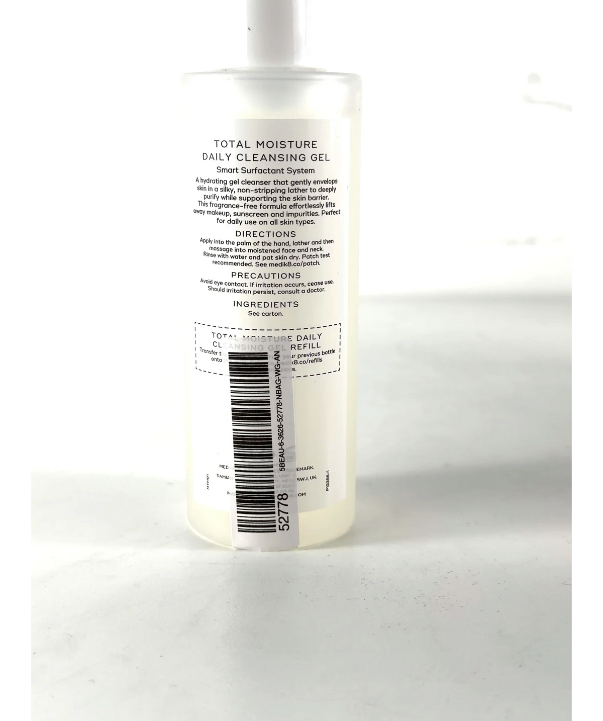 Medik8 Total Moisture Daily Cleansing Gel 145ml — Ingredients