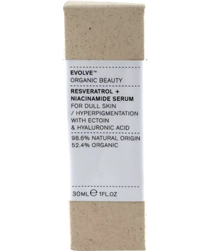 Evolve Organic Beauty Resveratrol + Niacinamide Serum 30ml