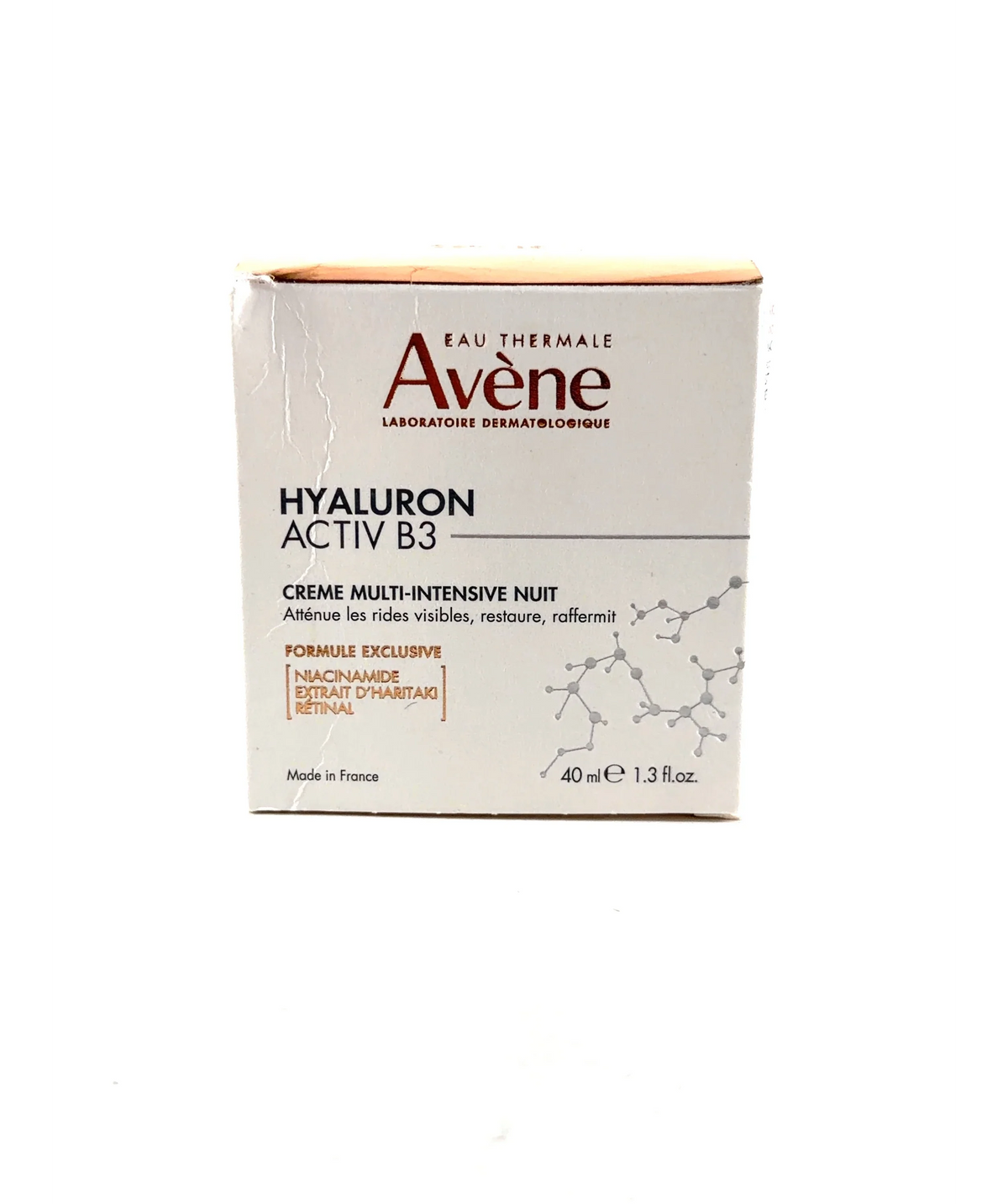 Avène Hyaluron Activ B3 Multi-Intensive Night Cream, size 40ml — label