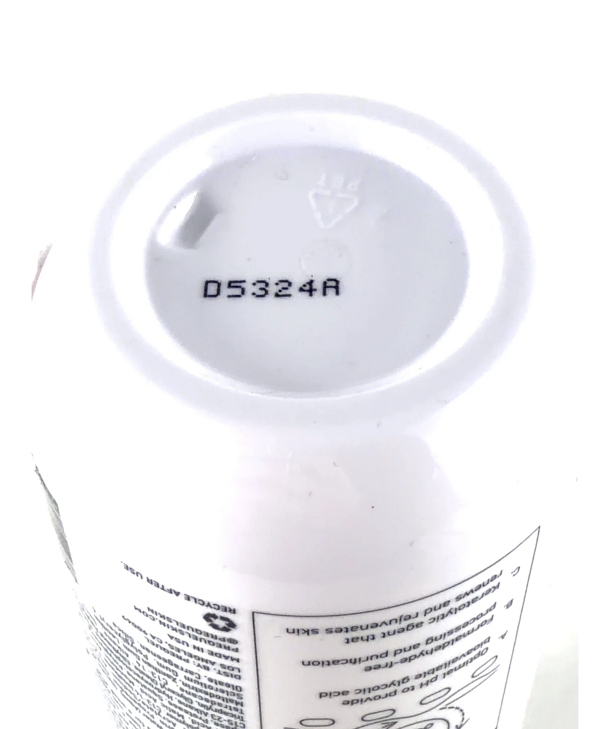Prequel Multi-acid Milk Peel Aha Exfoliating Solution 226ml 226ml — Batch number or expiry date