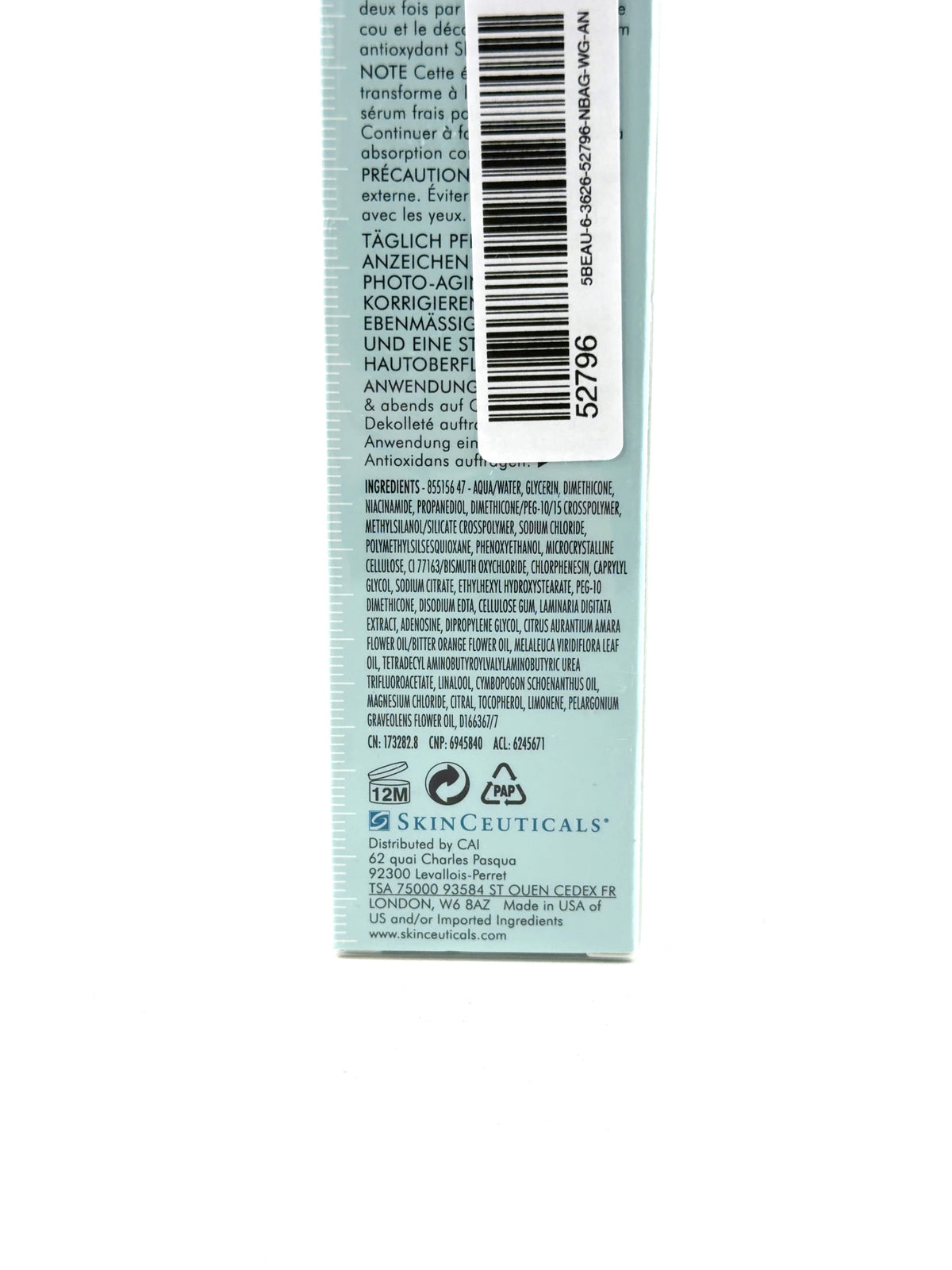 skinceuticals Metacell Renewal B3, size 50ml — fabric detail
