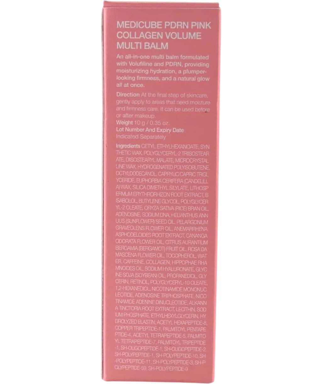 Medicube PDRN Pink Collagen Volume Multi Balm 10g — Back