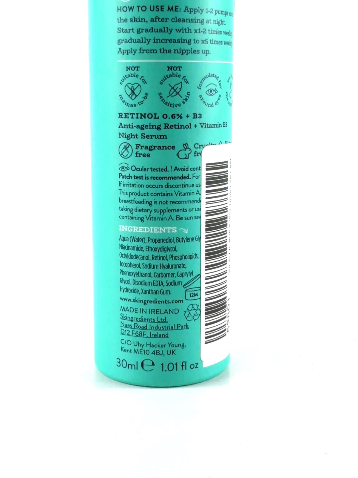 Skin Shade, size 30ml — fabric detail