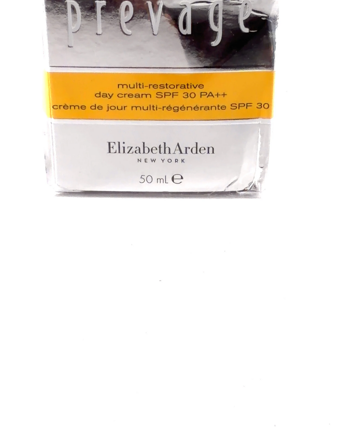 Elizabeth Arden Prevage Multi-Restorative Day Cream Broad Spectrum Sunscreen SPF 30, size 50ml — care label