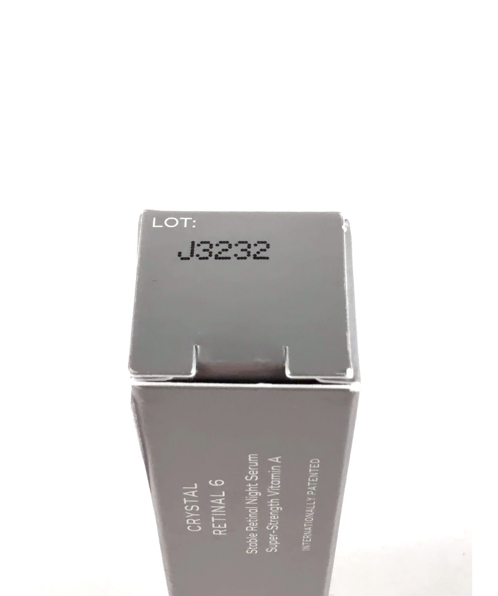Medik8 Crystal Retinal 6 Stable Retinal Night Serum 30ml — Batch number or expiry date