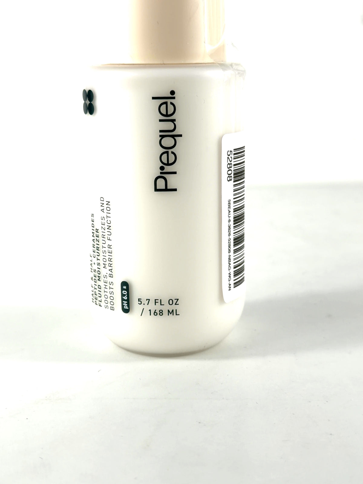 Prequel Half & Half Peptides + Ceramides Fluid Moisturizer, size 168ml — care label