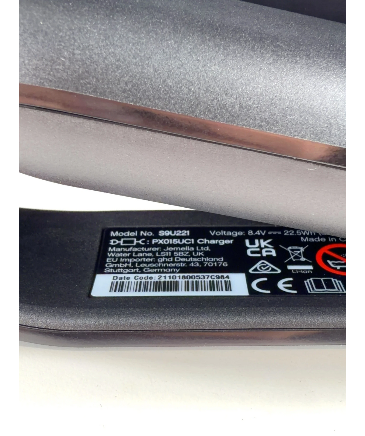 ghd Unplugged On The Go Cordless Hair Styler — Batch number or expiry date