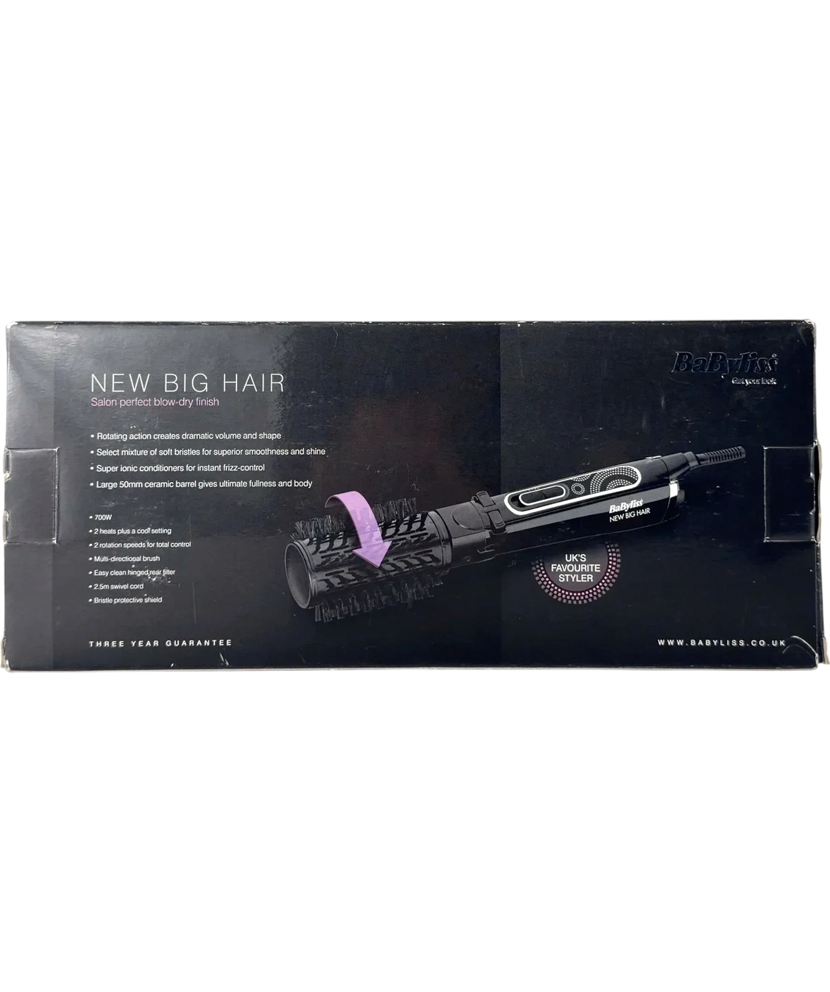 BaByliss Big Hair Rotating Hot Air Styler — Back