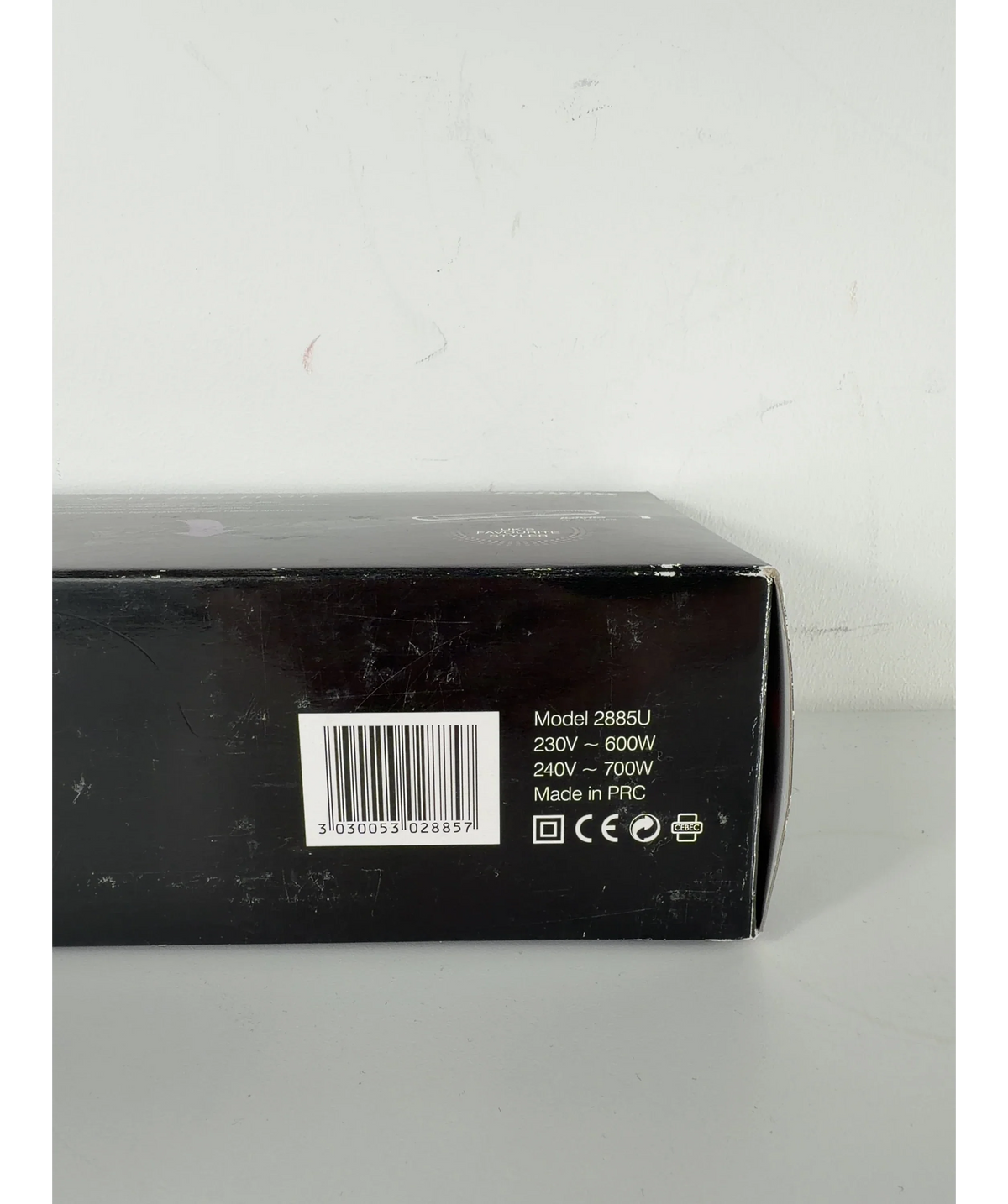 BaByliss Big Hair Rotating Hot Air Styler — Batch number or expiry date