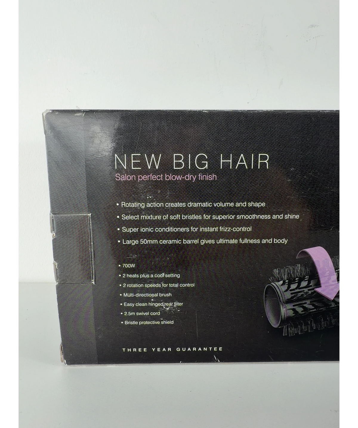 BaByliss Big Hair, size 700w — care label