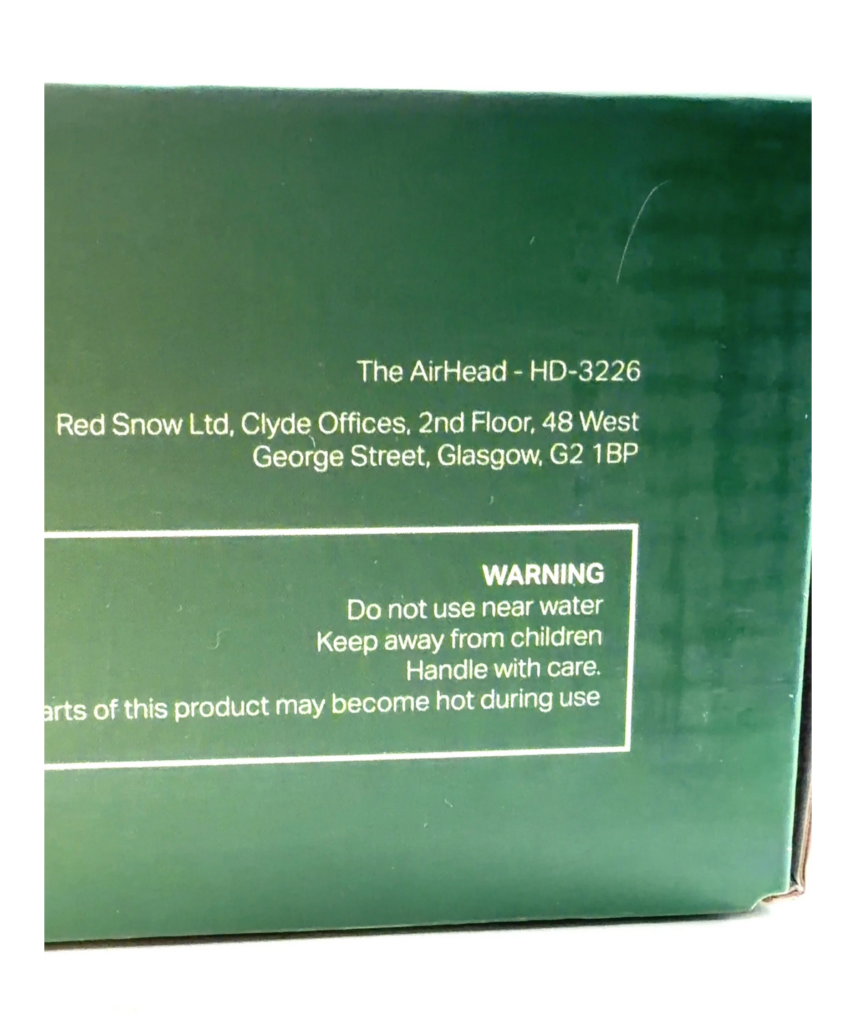 Aurum The AirHead Hair Styling Tool — Batch number or expiry date