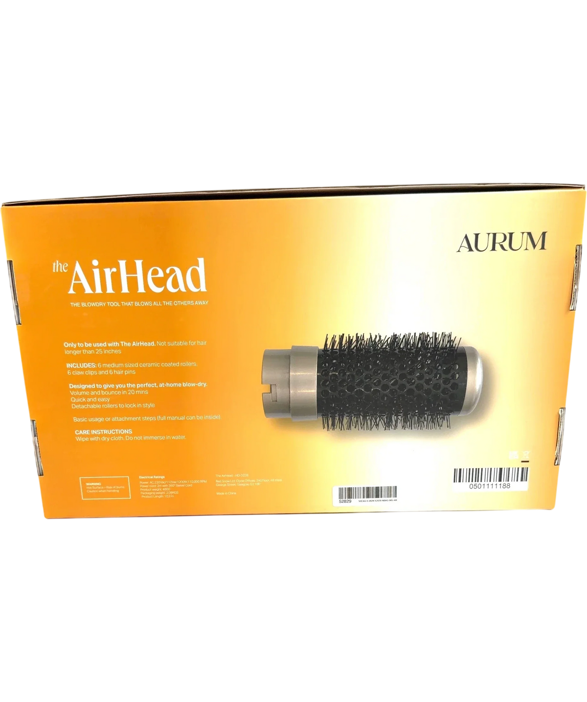 Aurum The AirHead Blowdry Tool — Back