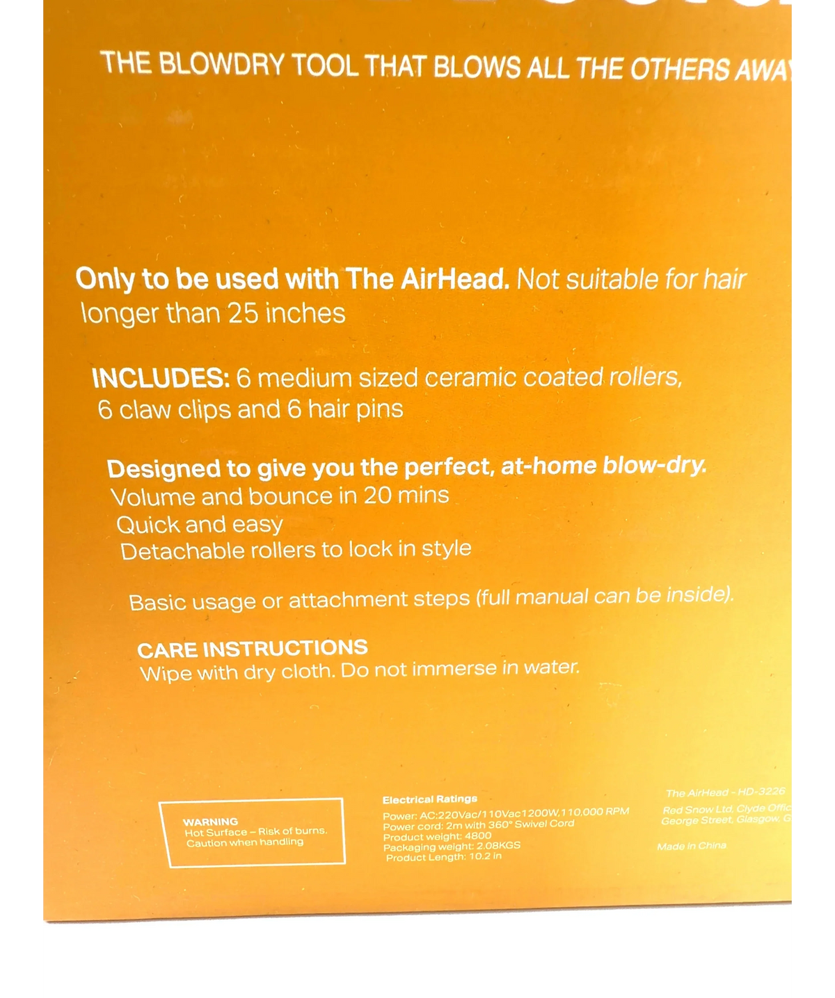 Aurum The AirHead Blowdry Tool — Size