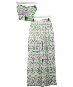 Charo Ruiz White Embroidered Two-Piece Set UK XS