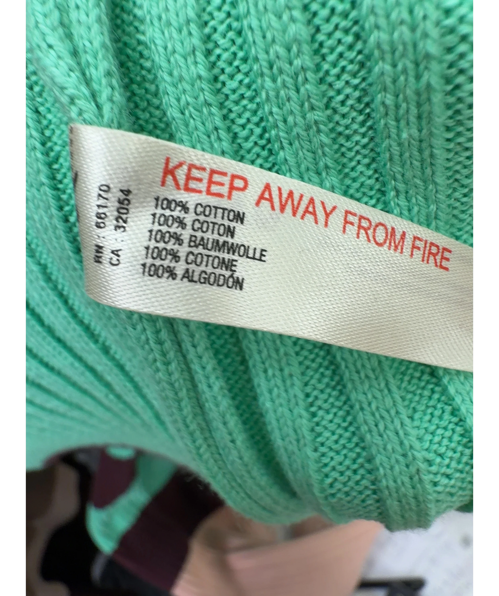FP Beach Green Kami Striped Hooded Sweater Lounge Set Green/Beige, size UK M — label