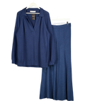 Free People Blue Drea Sweater & Pants Lounge Set Navy Blue, size UK M — front