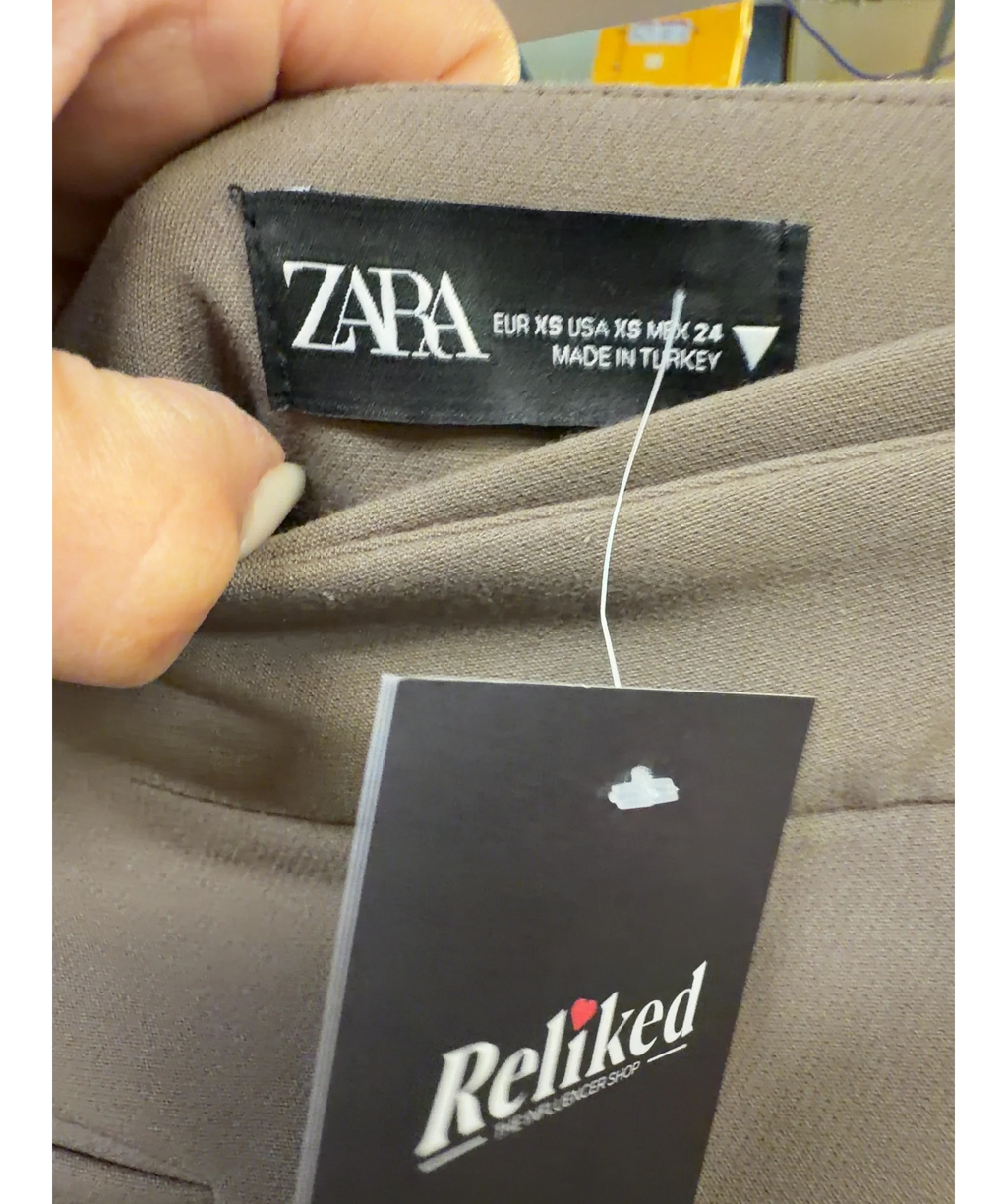 ZARA taupe Colour, size UK XS — detail