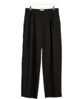 Weekday Black Vale Wide Trousers, size UK 8 — front