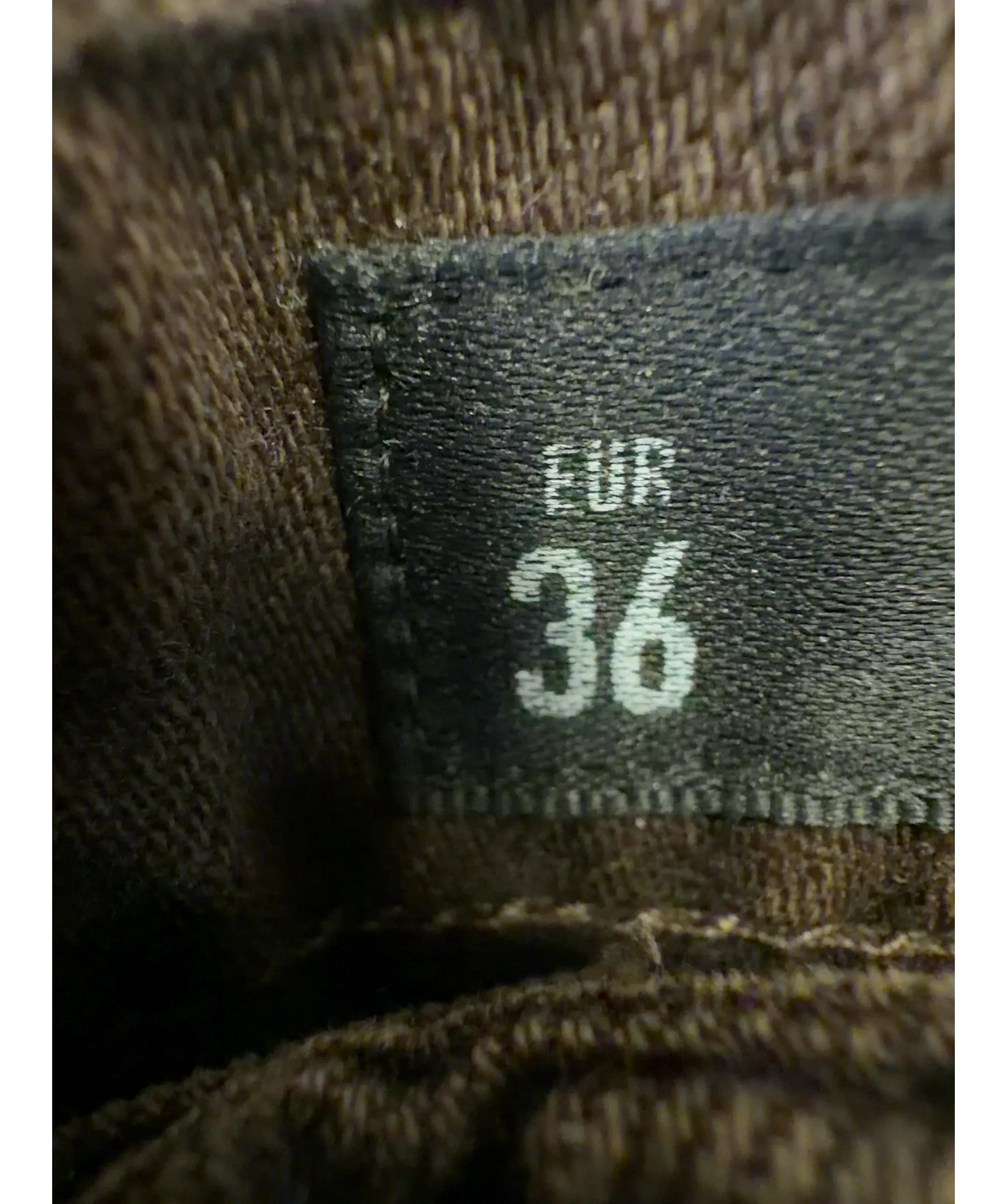 Lefties Brown Colour, size UK 8 — care label