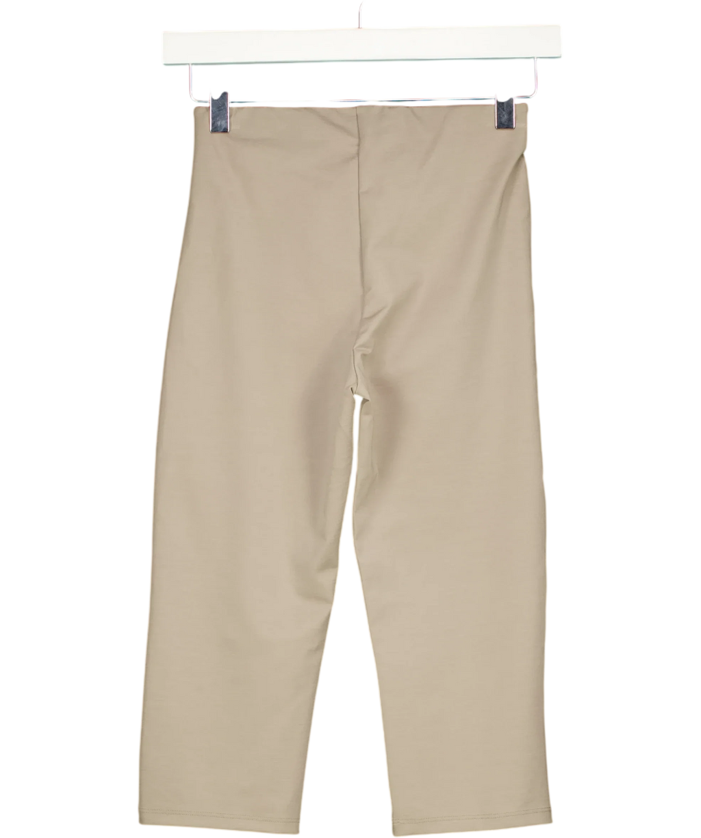 & OTHER STORIES Beige Slim Capri Trousers, size UK XS — back
