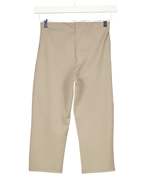 & OTHER STORIES Beige Slim Capri Trousers, size UK XS — back