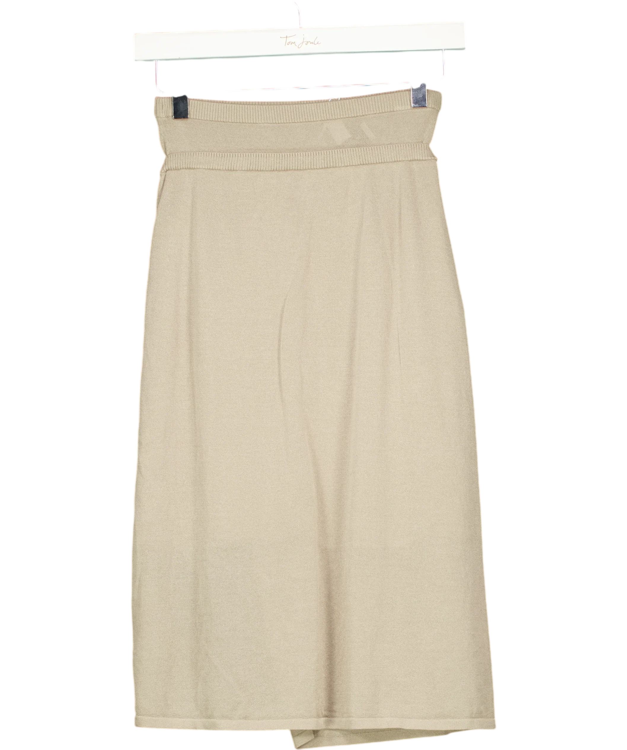 & OTHER STORIES beige Wrap Midi Skirt, size UK XS — back