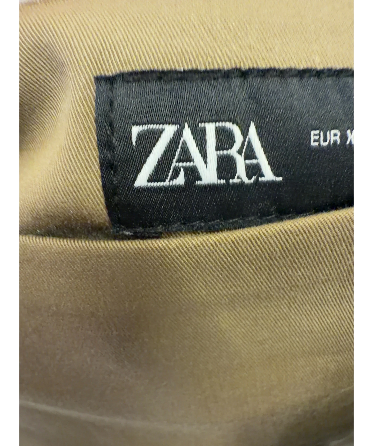 ZARA Beige Colour, size UK XS — detail