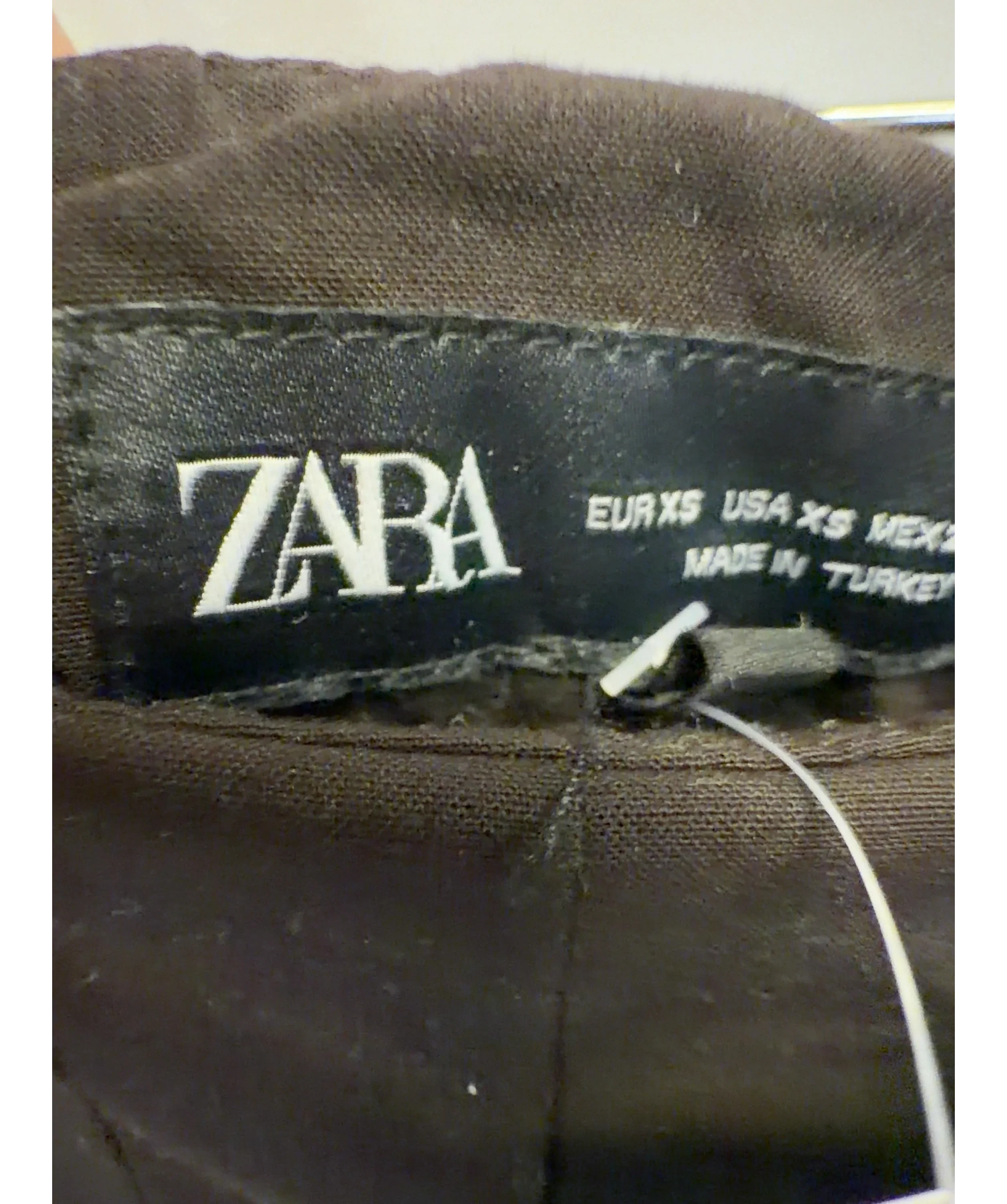 ZARA Brown Colour, size UK XS — detail