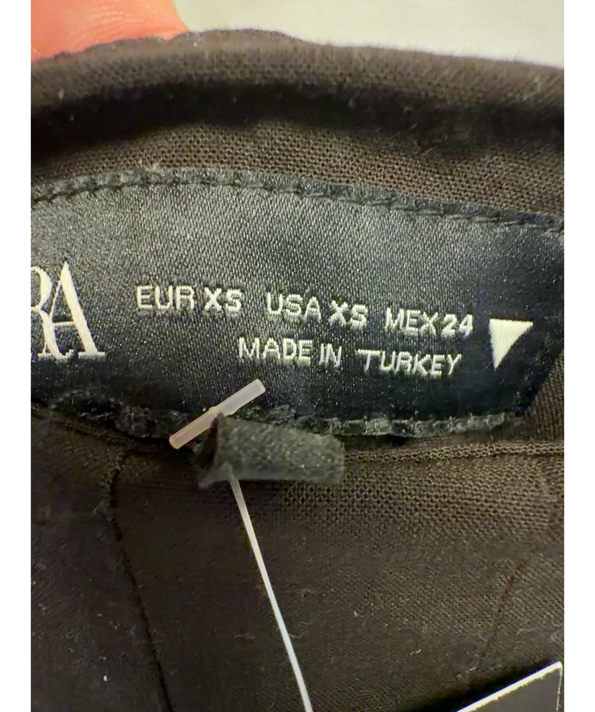 ZARA Brown Colour, size UK XS — label