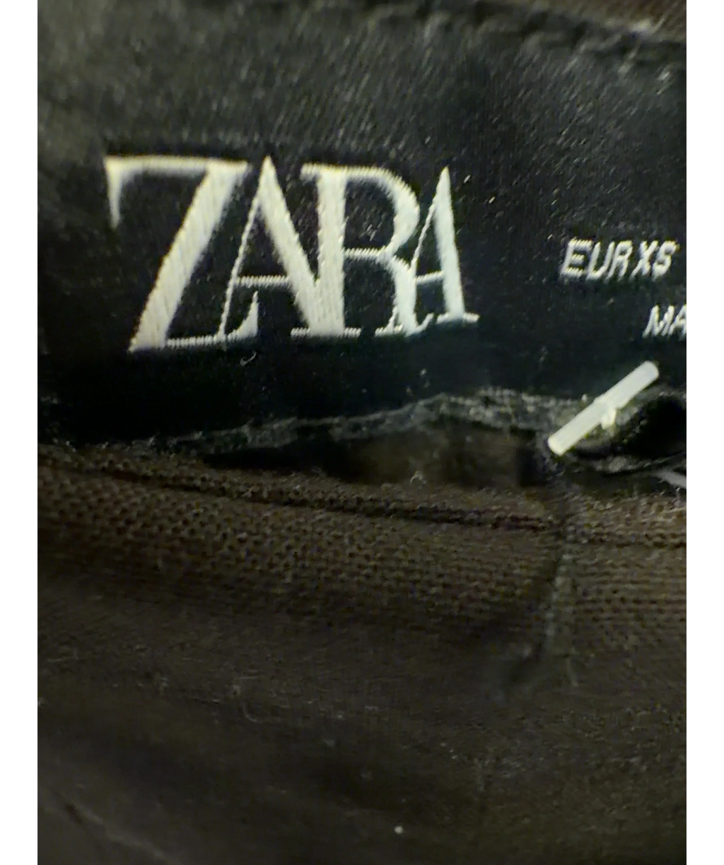 ZARA Brown Colour, size UK XS — care label