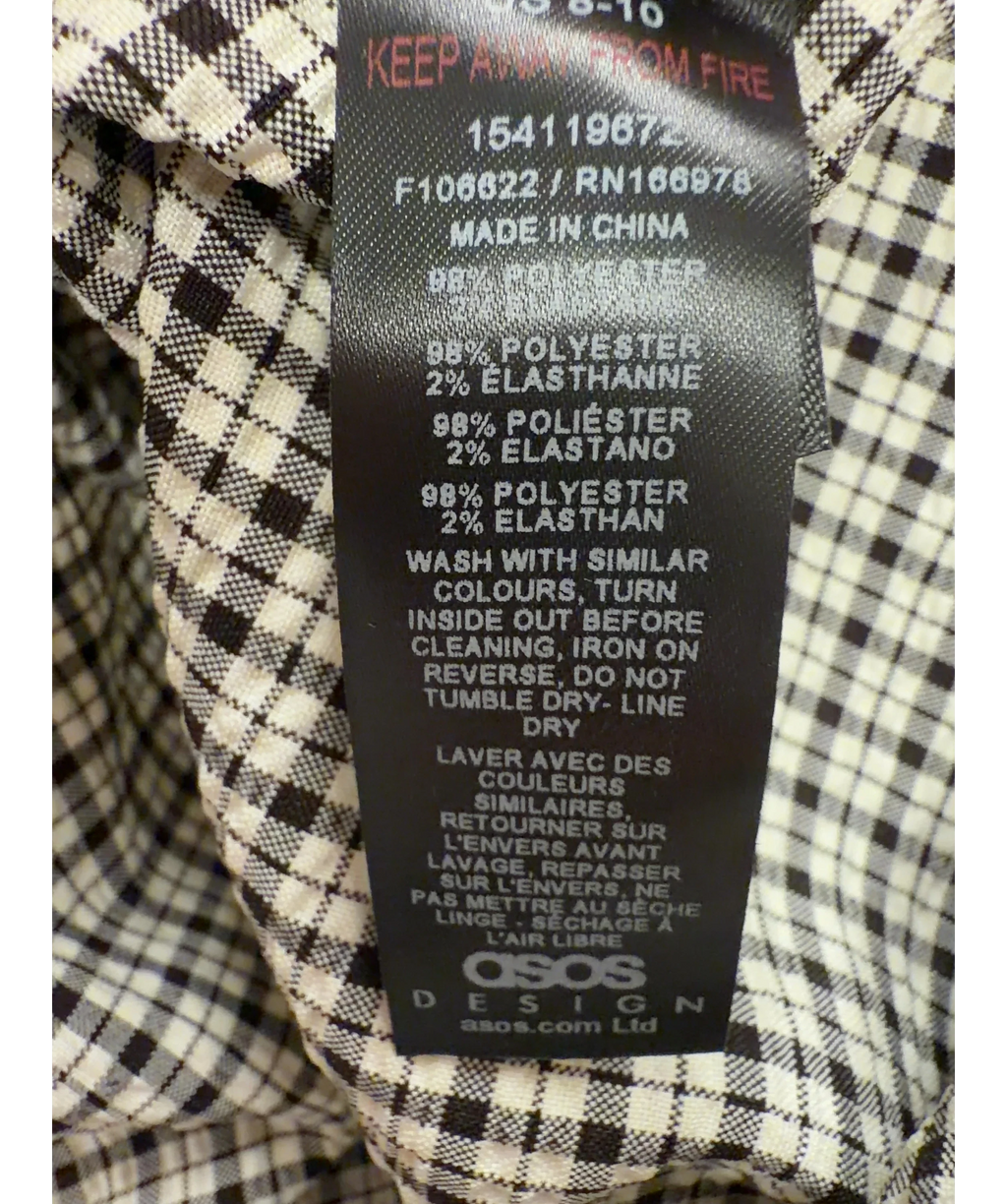 ASOS Cream Colour, size UK M — label