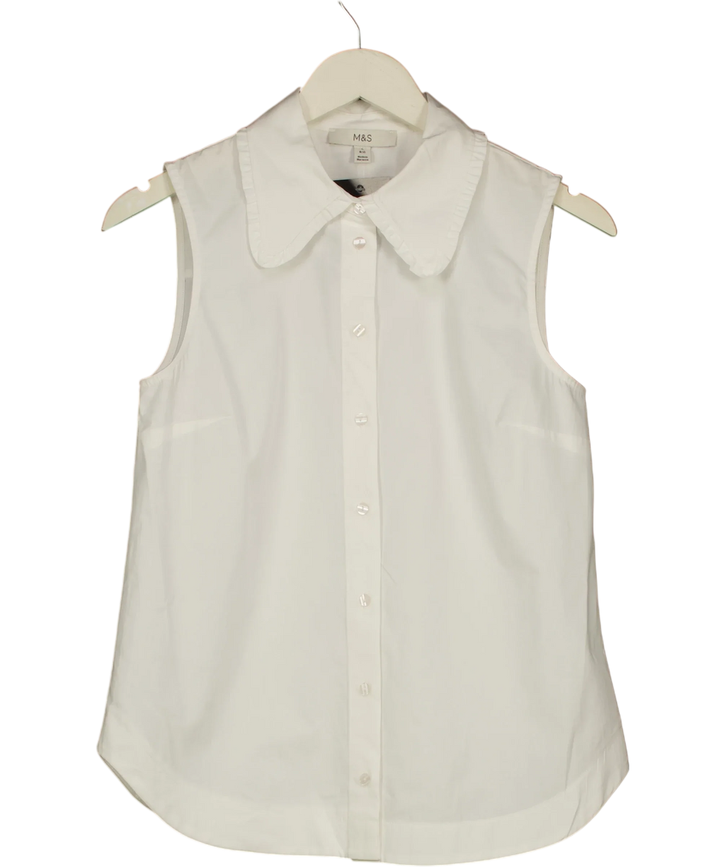 M&S White Colour, size UK 6 — front