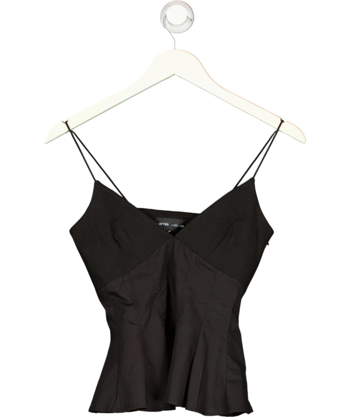 Lefties Black Colour, size UK XS — front