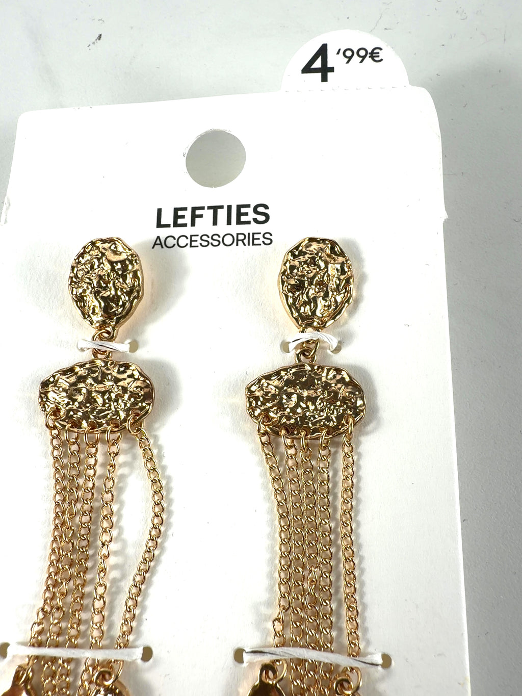 Lefties gold Colour — care label