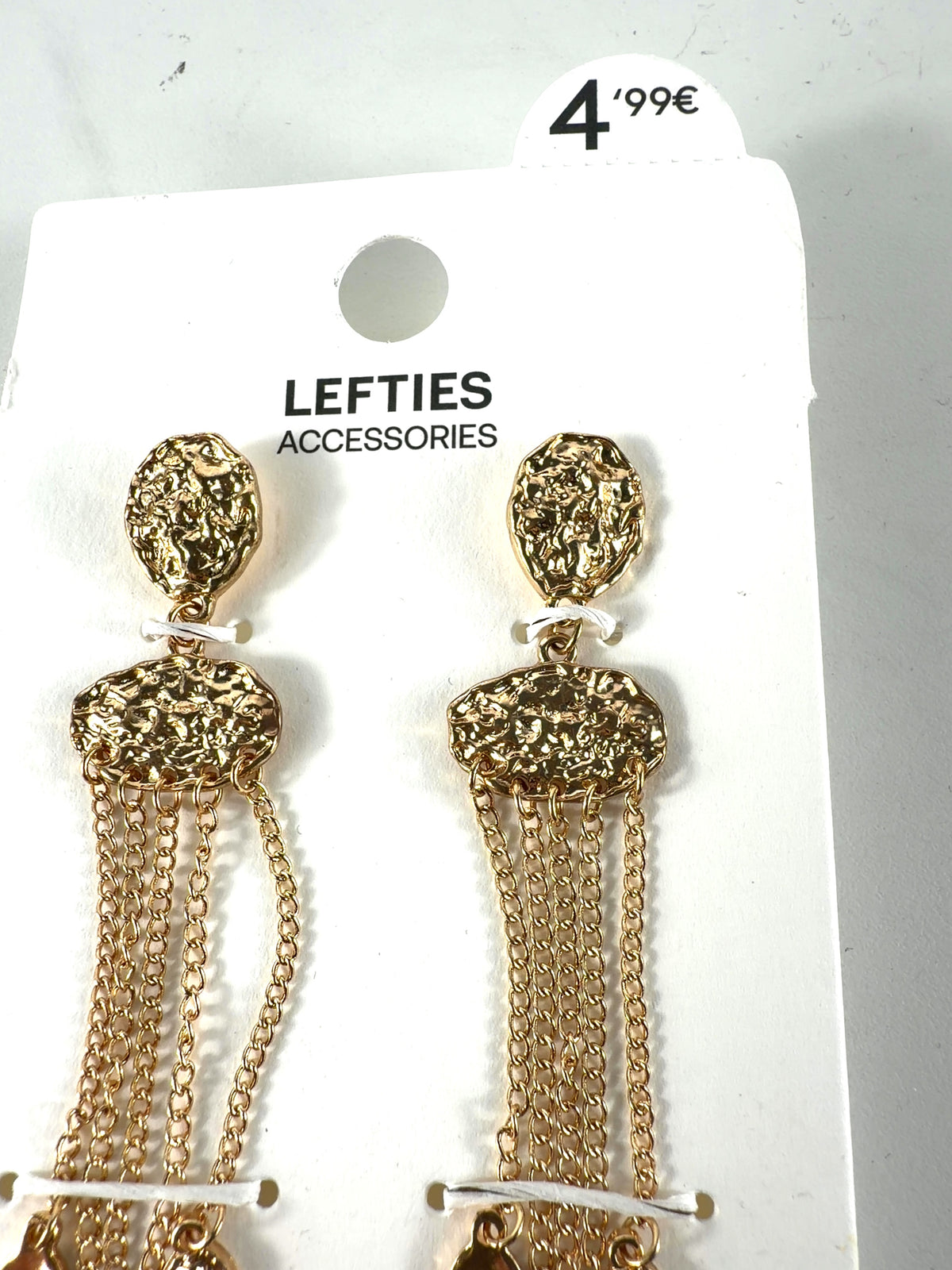 Lefties gold Colour — care label