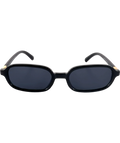 Lefties Black Small Rectangular Glasses — front